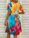 Women's Stylish Colorful Printed Dress: A Must-Have for Your Wardrobe