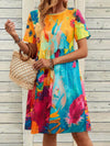 Women's Stylish Colorful Printed Dress: A Must-Have for Your Wardrobe