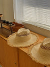 Chic and Stylish: Handwoven Raffia Straw Panama Hat – Perfect for Any Occasion!