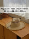 Chic and Stylish: Handwoven Raffia Straw Panama Hat – Perfect for Any Occasion!