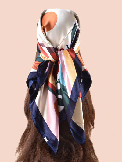 Chic Leopard Print Silk Scarf: Unleash Your Wild Side with Style and Sun Protection