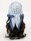 Versatile Style: Printed Square Scarf/Waist Belt/Headband Combo for Fashionable Women