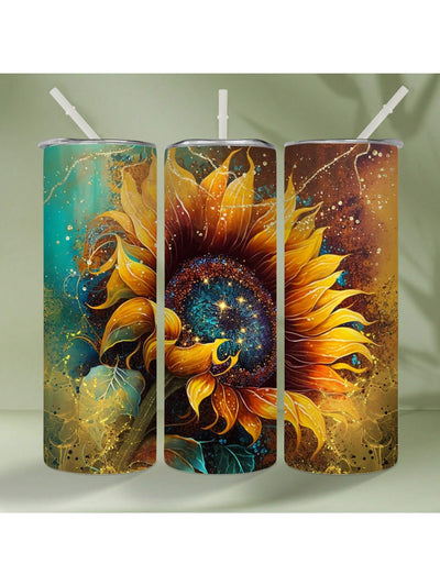 20oz Sunflower Stainless Steel Travel Mug: The Perfect Mother's Day Gift