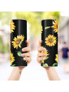 20oz Leopard Sunflower Stainless Steel Tumbler: Perfect Mother's Day Gift