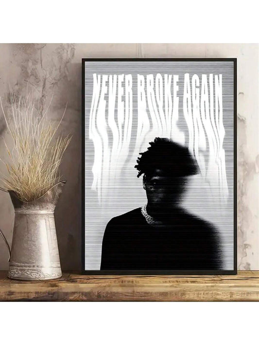 Creative Canvas Poster: Hip-Hop Singer Wall Art Decor