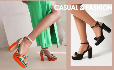 Black Bowknot Platform Sandals: Elevate Your Style for Summer Events