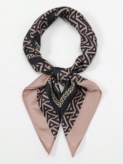 Chic and Versatile: Simple Print Square Scarf - Perfect for Spring!