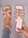 Pearl Chic: New Arrival Fashionable Summer Women Slippers for Casual Beach Fun