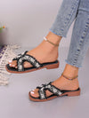 Pearl Chic: New Arrival Fashionable Summer Women Slippers for Casual Beach Fun