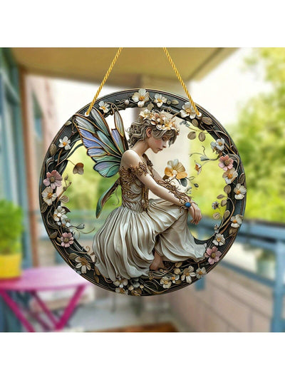 Elevate your home decor with our Enchanted Fairy 2D Acrylic Translucent Hanging Ornament. With its unique design and delicate details, this ornament will add a touch of magic to any space. Perfect as a summer bar accent or a thoughtful holiday gift.