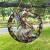 Enchanted Fairy 2D Acrylic Translucent Hanging Ornament - Ideal Summer Bar Accent & Holiday Gift