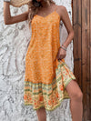 Stylish Summer withTropical Tale Sleeveless Printed Casual Dress