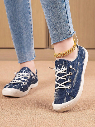 Expertly designed for plus size women, our 2024 Campus Chic canvas shoes are both stylish and lightweight. With a comfortable and breathable construction, these shoes are perfect for long days on campus or casual outings. Step up your fashion game while staying comfortable all day long.