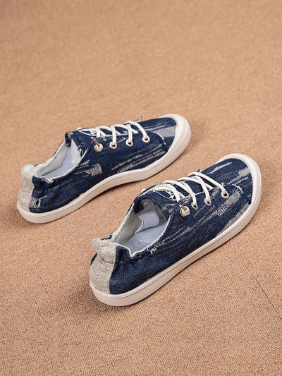 2024 Campus Chic: Lightweight Canvas Shoes for Plus Size Women