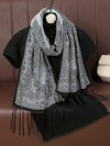 Stylish Floral Tassel Lace Shawl: The Perfect Everyday Accessory