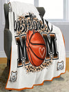 Basketball Flannel Blanket: High Definition Printing, Ultra-Soft, Suitable for All People