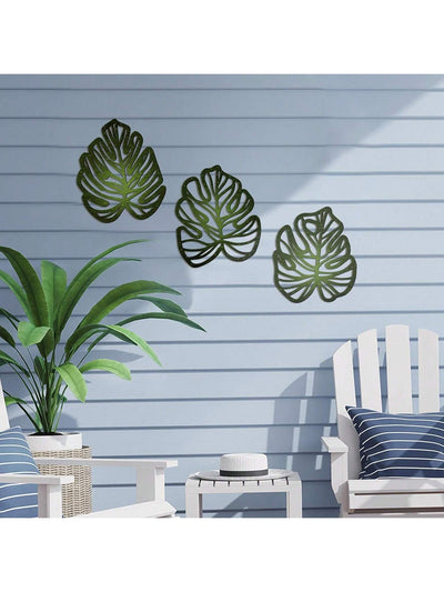 Retro Tropical Palm Leaf Wooden Wall Art: A Foliage-inspired Home Decor