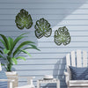 Retro Tropical Palm Leaf Wooden Wall Art: A Foliage-inspired Home Decor