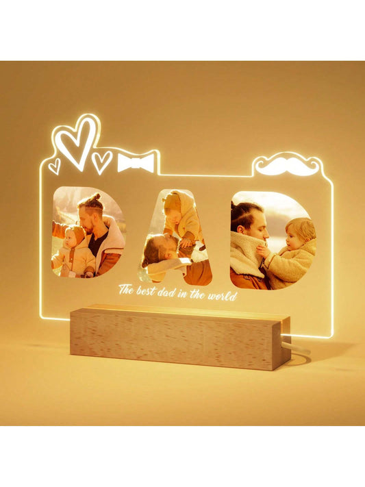 Illuminate your father's night with a unique and personalized gift! Our Personalized Photo Night Light is the perfect Father's Day present. Simply add a special photo and watch as it lights up his room. Give a gift that is both sentimental and useful.