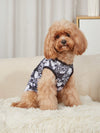 Cute Cartoon Printed Pet Vest: Summer Sleeveless Clothes for Dogs and Cats