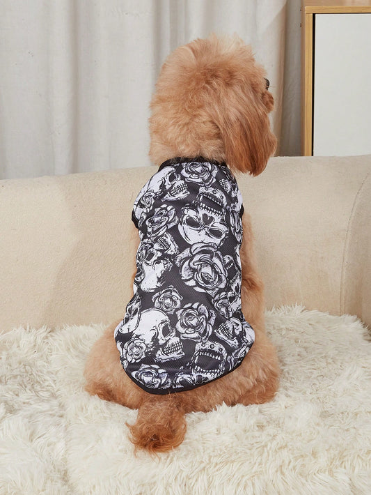 This Cute Cartoon Printed Pet Vest is perfect for your furry friends during the summer. Made with lightweight and breathable material, it keeps them cool and comfortable. The fun cartoon prints add a touch of cuteness, making your pet stand out. Suitable for both dogs and cats.