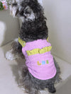 Adorable and Versatile: Cute Style Non-Elasticity Vest Strap Suit for Small Pets - Perfect for Teddy, Pomeranian & More! All-Season Comfort Guaranteed