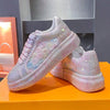 Rainbow Lace Flower Power: Summer-ready Casual Sponge Cake Shoes for Women