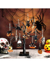 Spooktacular 24-Piece Wooden Halloween Ornament Set - Festive Decor for Your Family Halloween Party