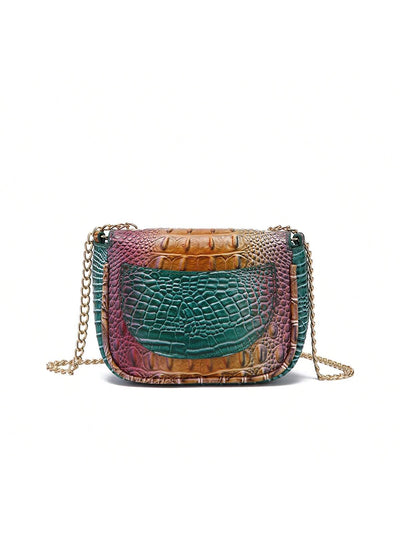 Vibrant Crocodile Mini Bag: Your Stylish Statement Piece