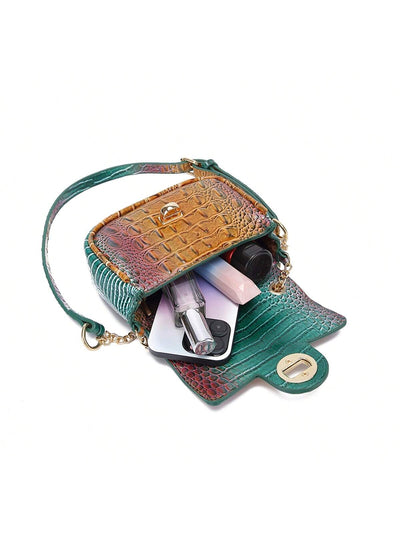 Vibrant Crocodile Mini Bag: Your Stylish Statement Piece