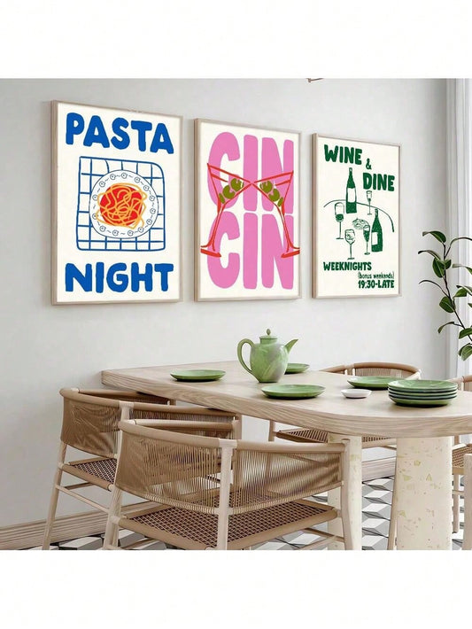 Add a touch of elegance and style to your kitchen with our Chic Kitchen Poster Set. Featuring three unique designs - Cin Cin, Cheers, and Foodie Art - this set is perfect for any food connoisseur. Made with high-quality materials, these posters are sure to elevate your kitchen decor.