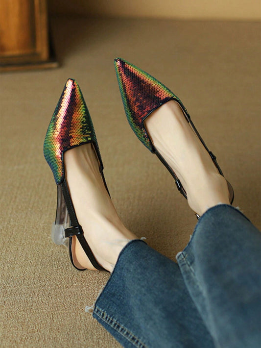 Sparkling Crystal Heeled Sandals: The Ultimate Statement Shoes for 2024 Spring/Summer