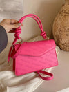 Retro Chic: Vintage Woven Texture Small Square Bag - Three-in-One Women's Shoulder Messenger Bag