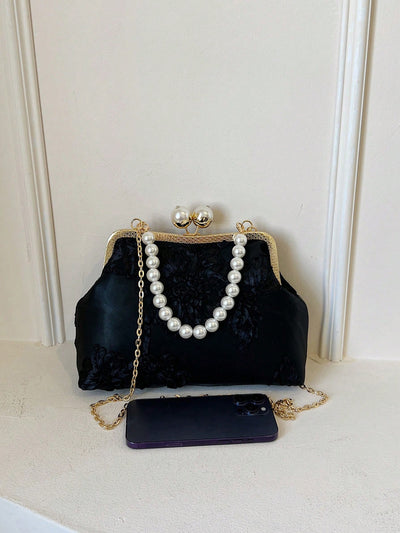 Elegant 3D Flower Handbag: Perfect for Parties, Weddings, and Proms