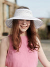 Summer Chic: Breathable Hollow Out Sun Hat for Face Protection and Traveling