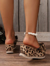 Stylish Leopard Print Wedge Sandals: Perfect for Daily Wear and Outdoor Activities