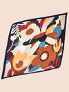 Vintage Natural Large Floral Print Bandana Scarf - Spring 2024 Collection