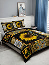 Sunflower Serenity: 3-Piece Rural Style Bedding Set with High-Definition Floral Print