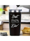 The Perfect Papa Tumbler is the ideal gift for any occasion, including Father's Day, birthdays, and Christmas. With its sleek design and durable construction, this tumbler is the perfect way to show appreciation for the special men in your life. Give the gift of practicality and style with the Perfect Papa Tumbler.