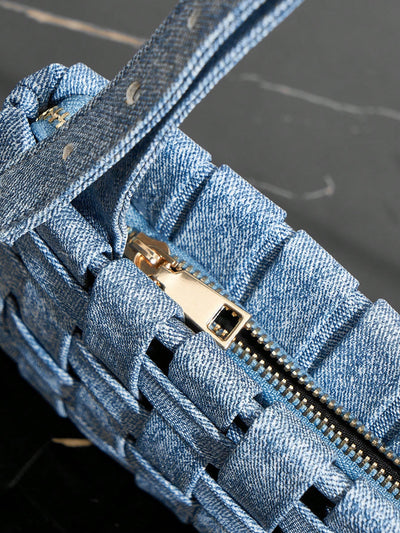 Women's Denim Craft Shoulder Bag: Fashionable and Functional