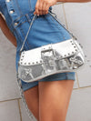 Riveting Style: Chic Shoulder Bag for Women and Teenagers