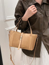 2024 New Arrivals: Cabbage Basket Style Solic Color Casual Fashion Handbag