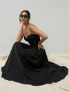 Elegant Bustier Corset Maxi Dress: The Perfect Formal Occasion Ensemble for Spring and Summer