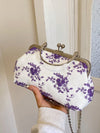 Blue Lovely Flower Handbag: The Perfect Accessory for Special Occasions