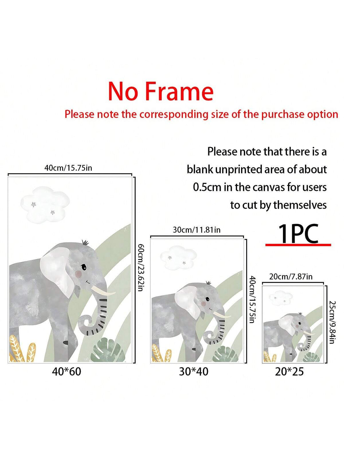 Enhance your child's room decor with our Colorful Animal Wall Art Set. Featuring vibrant colors and adorable animals, this set is sure to delight any young one. Made from high-quality materials, these pieces will add a playful touch to your child's space. Perfect for creating a fun and imaginative atmosphere.