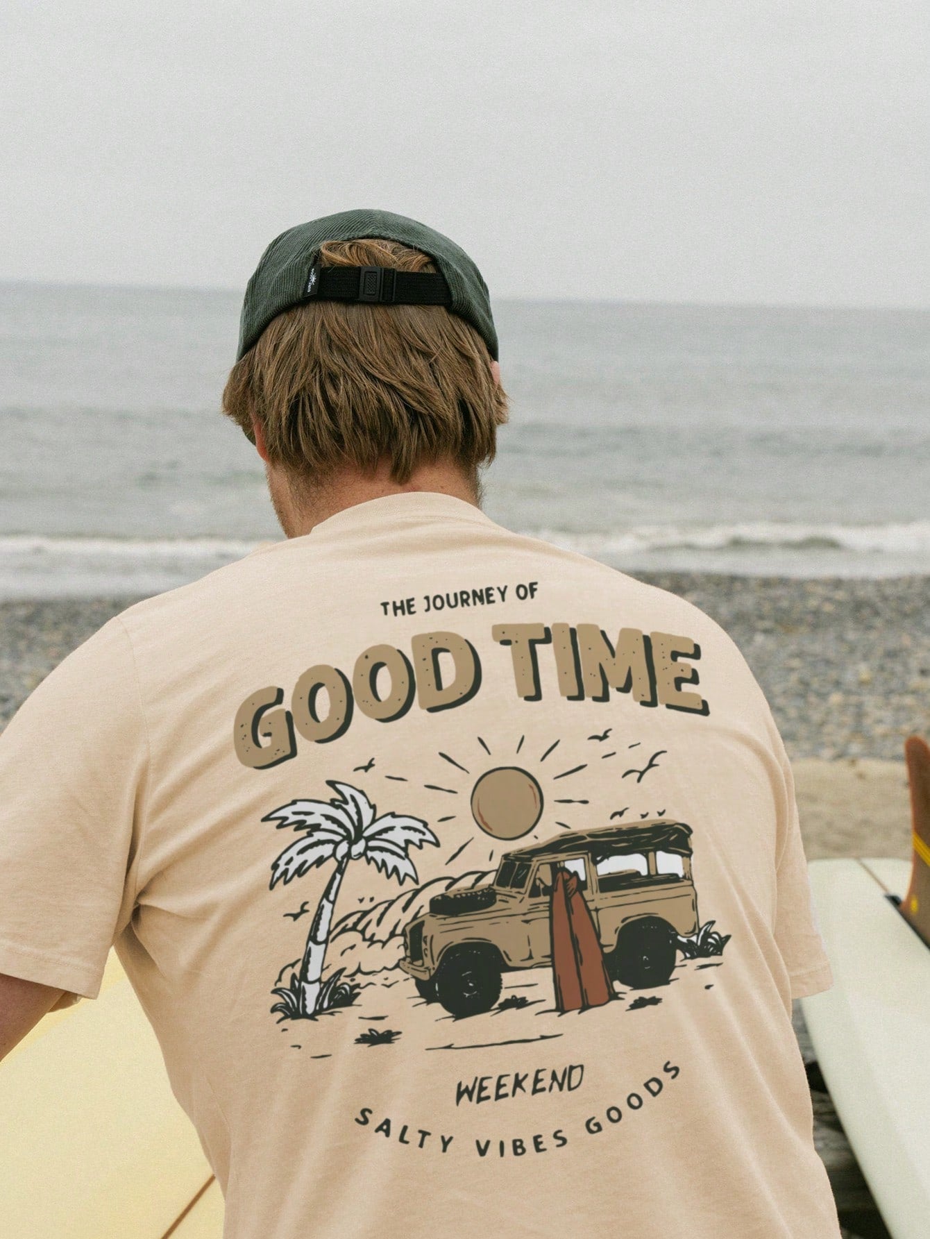 Elevate your summer wardrobe with our Men's Summer Vibes Palm Tree Printed T-Shirt. Designed for casual days with a touch of style, this t-shirt features a vibrant palm tree print that will bring a fun and tropical vibe to any outfit. Stay comfortable and on-trend this season.