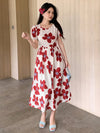 Floral Print Balloon Sleeve Dress: A Feminine and Flirty Wardrobe Staple