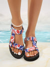 Elevate your summer style with our European and American Style Wedge Sandals. These fashionable sandals are perfect for any beach-goer looking to add a touch of sophistication to their wardrobe. With a comfortable wedge design and on-trend European and American style, you'll be sure to stand out at any summer event.