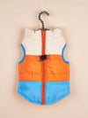 Stay Warm and Stylish with Our Color Block Padded Dog Vest for Outdoor Skiing in Autumn and Winter