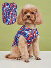 American Independence Day Star & Stripe Pet Vest: Celebrate in Style!